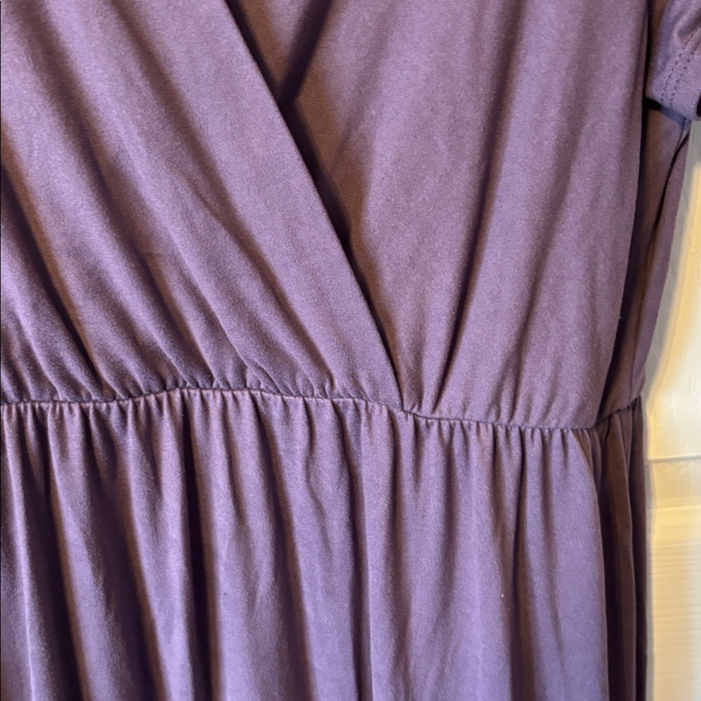 Purple High-Low Dress - Picture 4 of 6